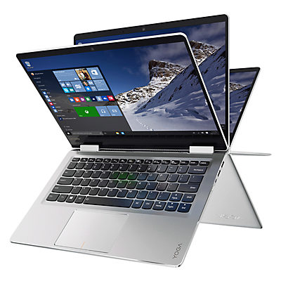 Lenovo YOGA 710 Convertible Laptop, Intel Core i7, 8GB RAM, 128GB SSD, 14, Silver